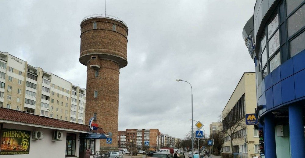 Водонапорная башня в Бресте.