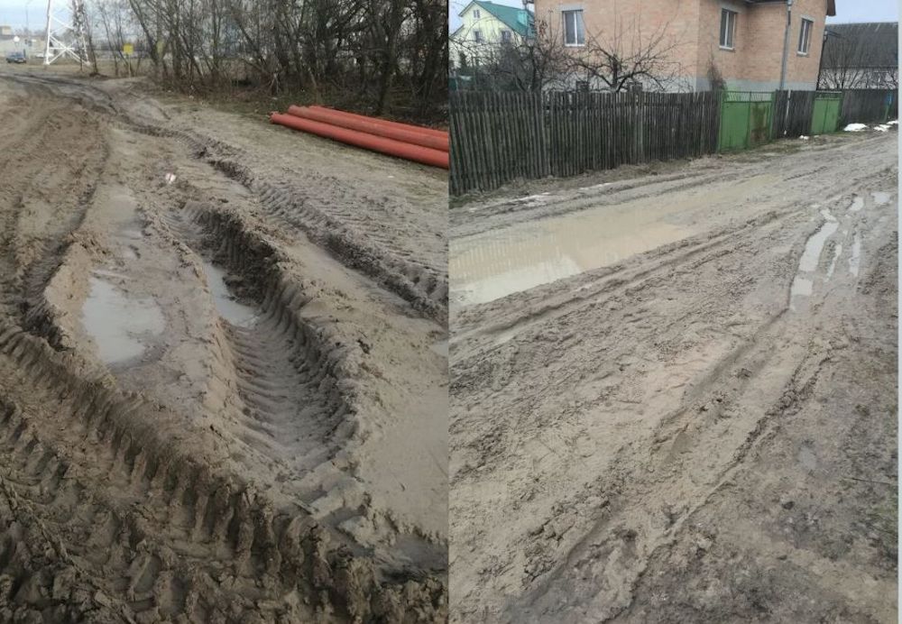 Одна из улиц Пинска. 22 декабря 2023 года. Фото:Инстаграм.