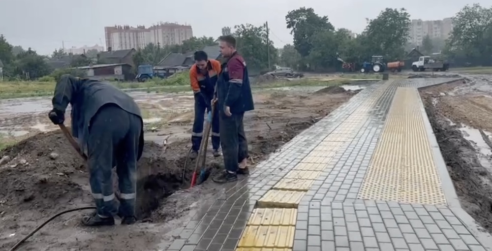 Скриншот с видео Телеграм-канала «Любимый Брест».