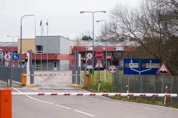 Международный автомобильный пункт пропуска (МАПП) Мамоново (Гжехотки) на границе Калининградской области с Польшей.