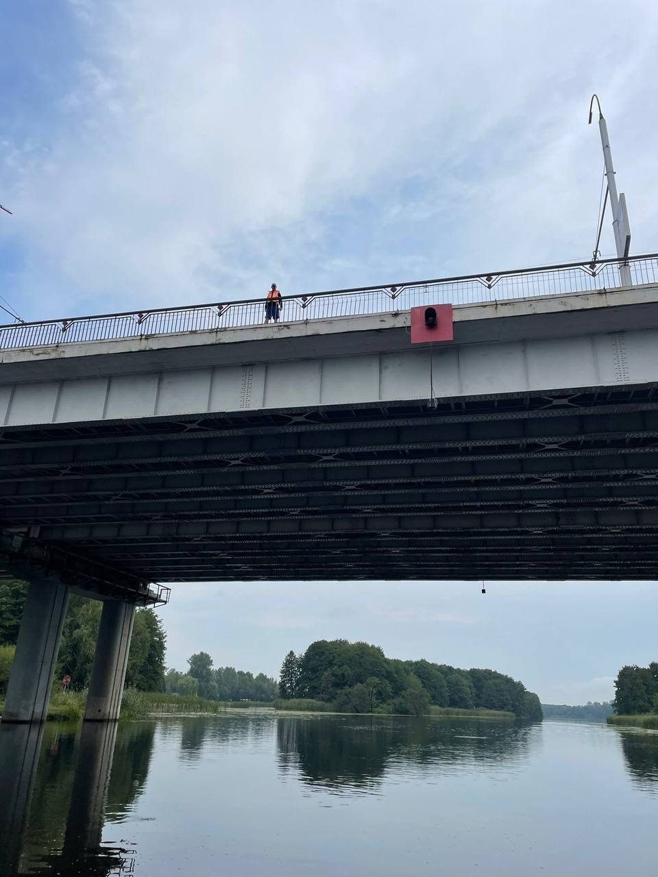 Мост через реку Мухавец в Бресте на проспекте Республики.