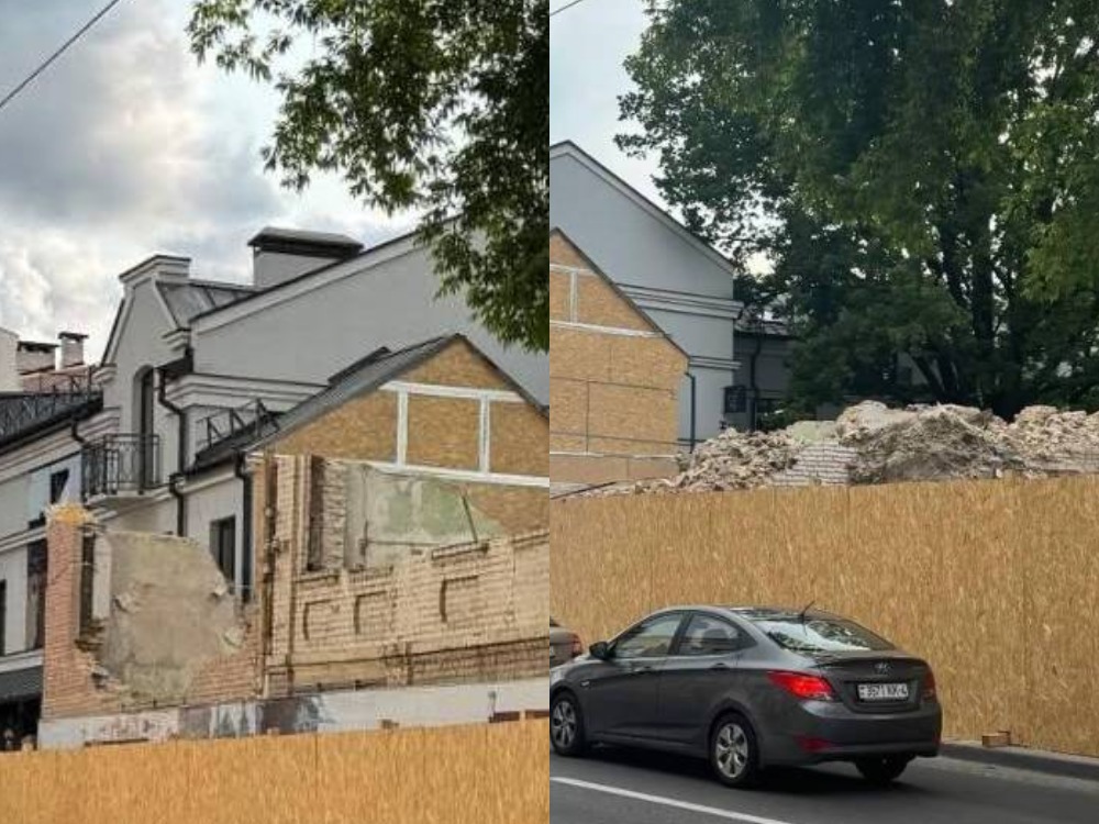 гістарычны будынак што абваліўся