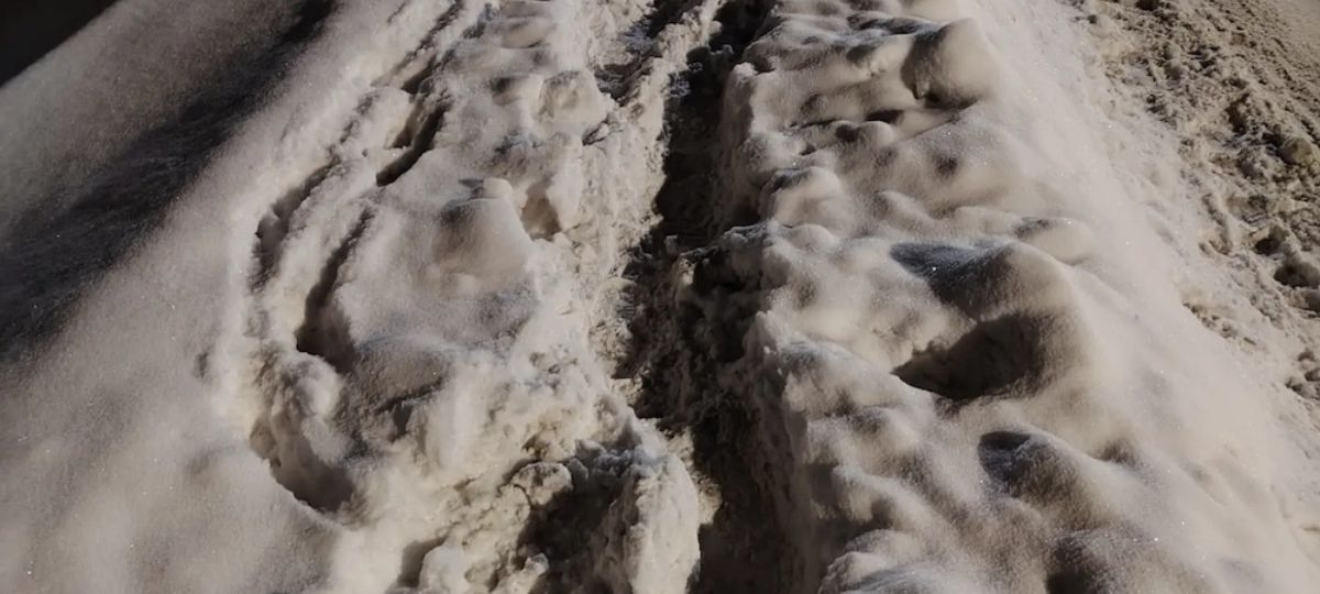 Витебск, улица, снег