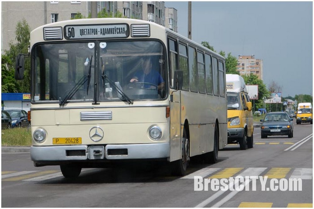 Автобус №50 в Бресте. Архивное фото
