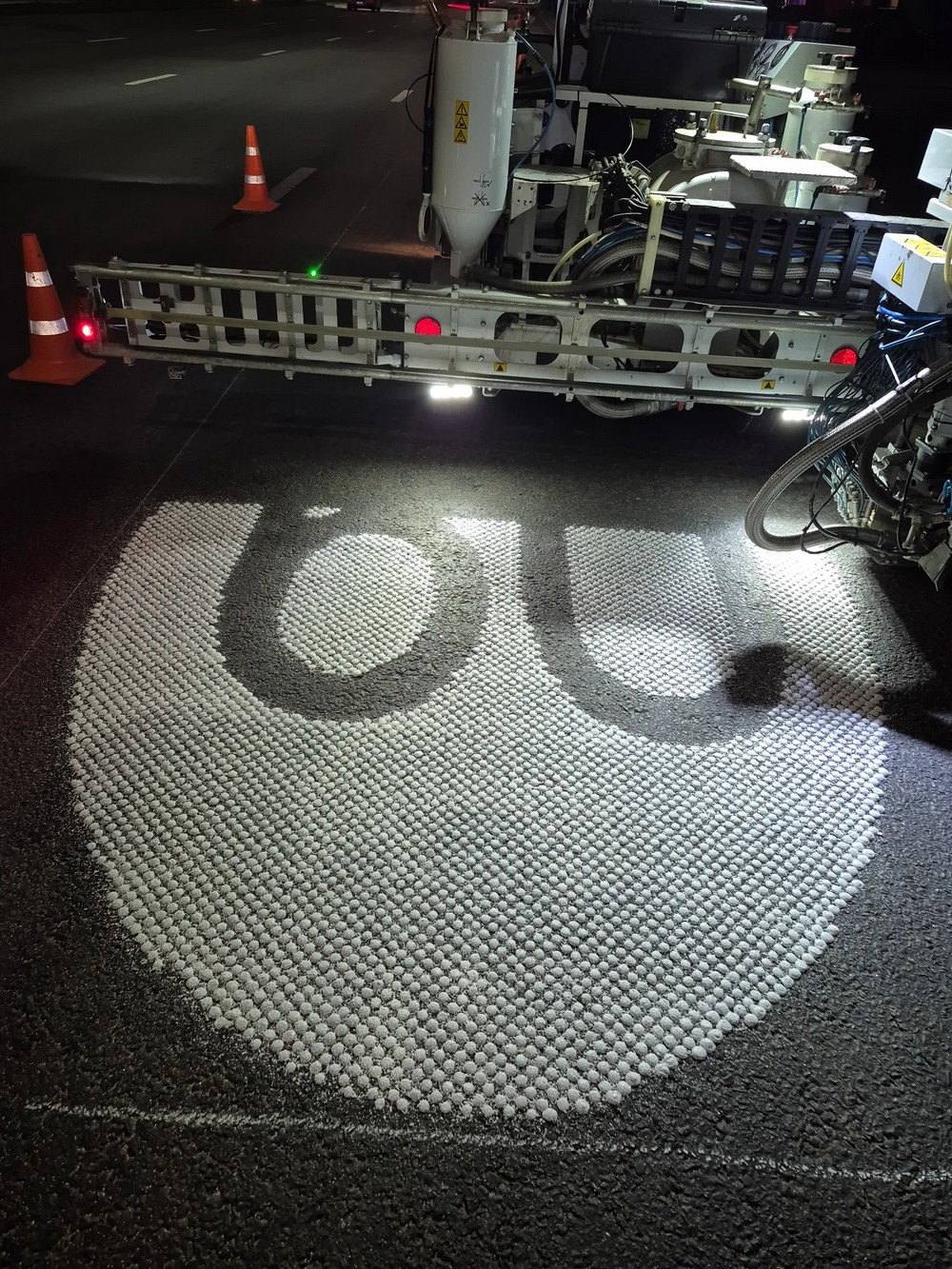 Тактильный рисунок на улице Московской в Бресте. Фото из Threads