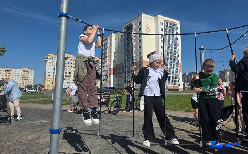 Веревочная мини-трасса в Барановичах3